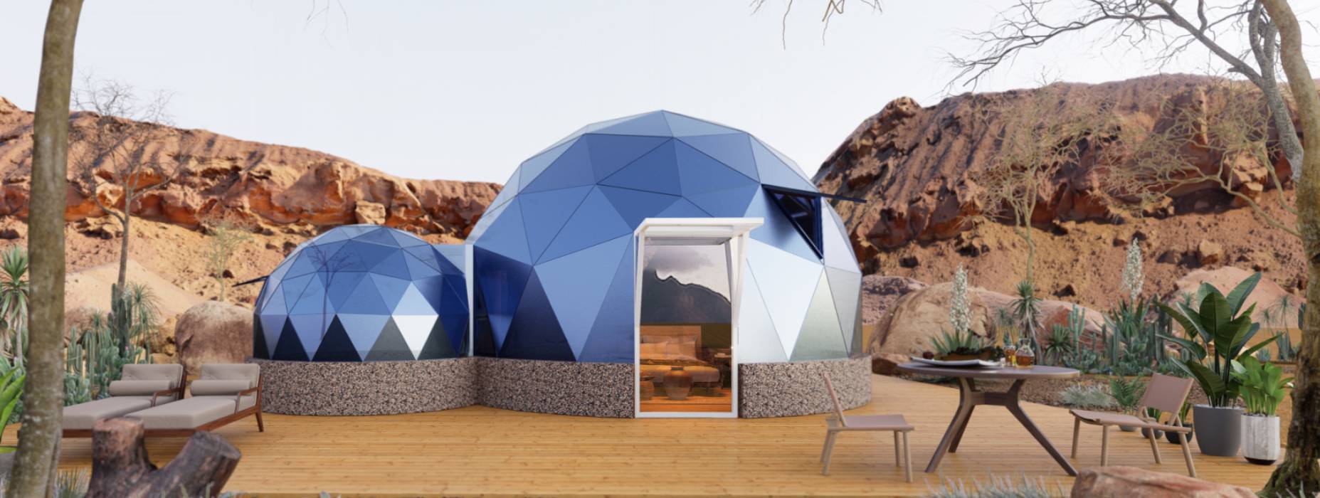 邢台县球形智能光伏玻璃星空房